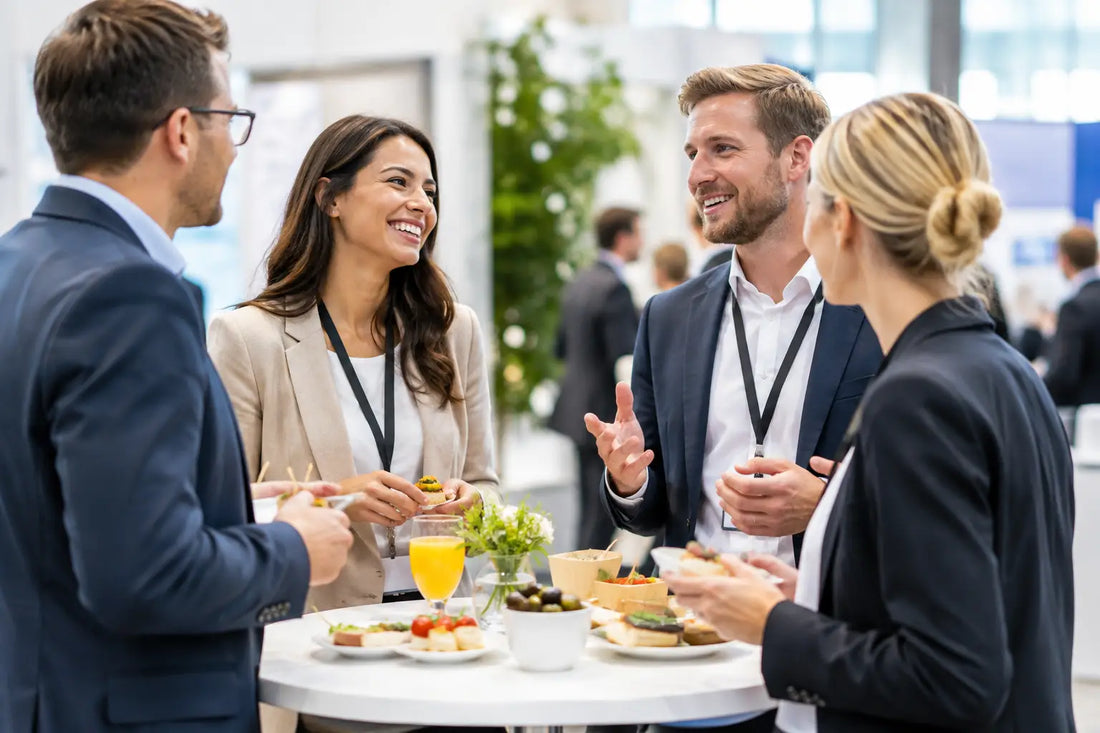 Messecatering Ideen, die Gespräche in Gang bringen