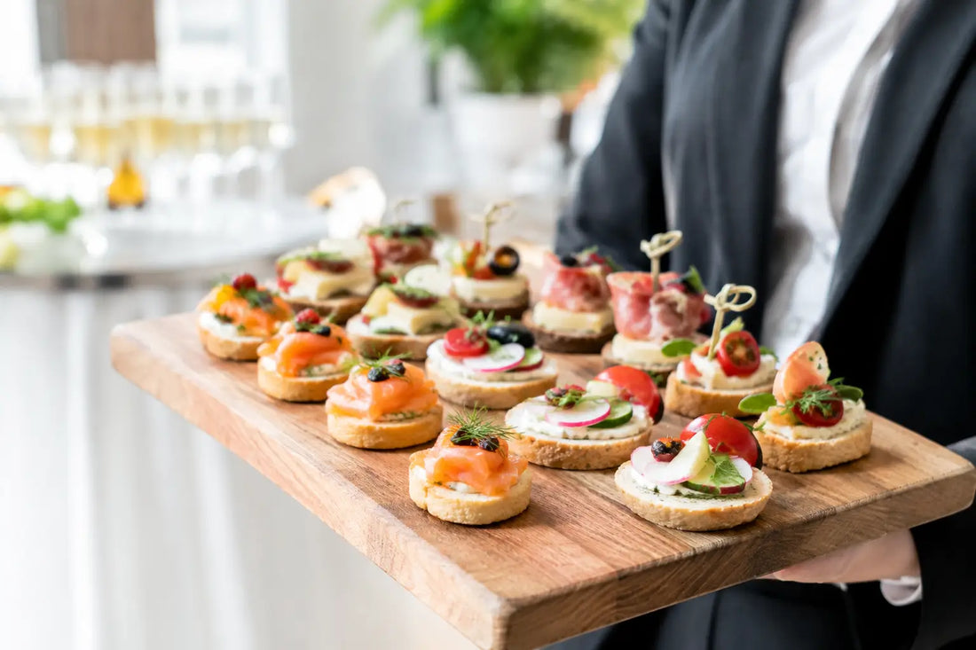 Empfang mit Canapés planen für Ihr Event