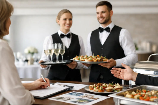 Catering mit Servicepersonal für Events planen