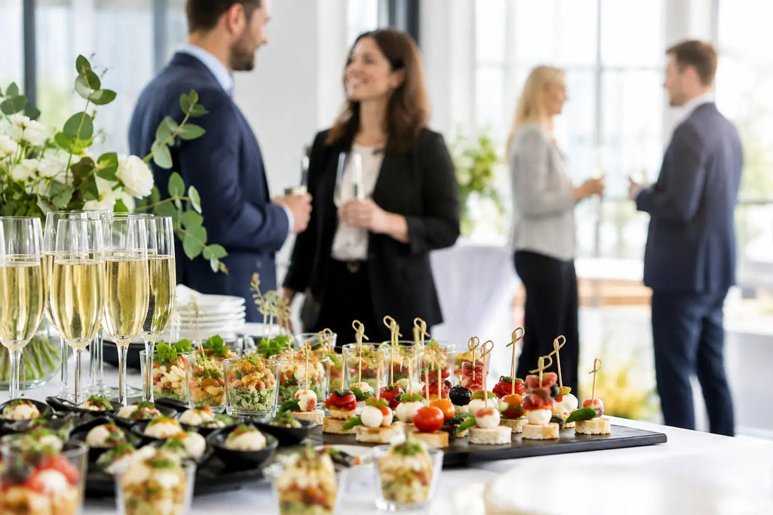 Stehempfang professionell kulinarisch gestalten