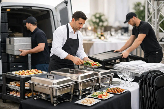 Catering Lieferung, Aufbau und Abbau richtig planen