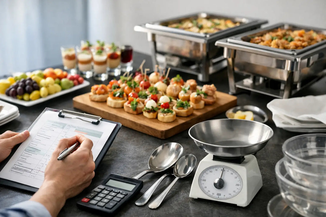 Wie viel Catering pro Gast? Mengen richtig planen
