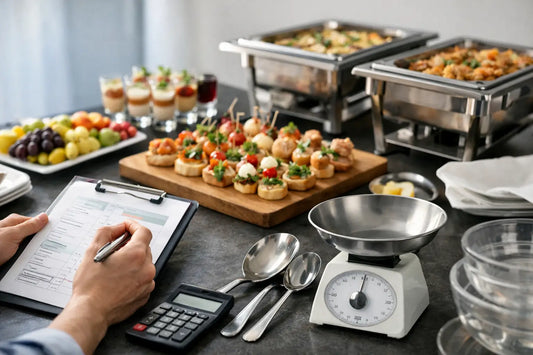 Wie viel Catering pro Gast? Mengen richtig planen