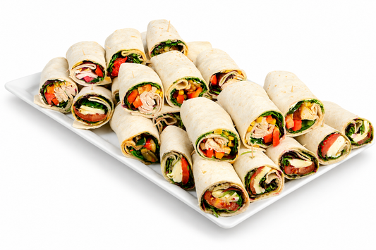 Snackplatte Wraps