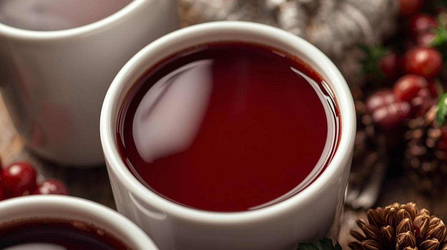 Glühwein und Kinder Punsch