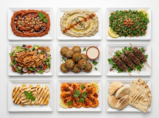 Arabisches Fingerfood 6-7 Teile pro Person